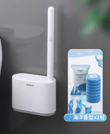 Disposable Toilet Brush with Cleaning Liquid