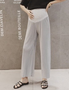 Maternity Wide-Leg Casual Trousers