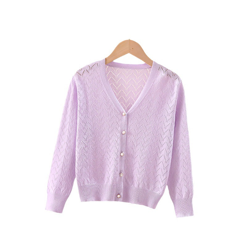 Kids' Knit UV Protection Cardigan