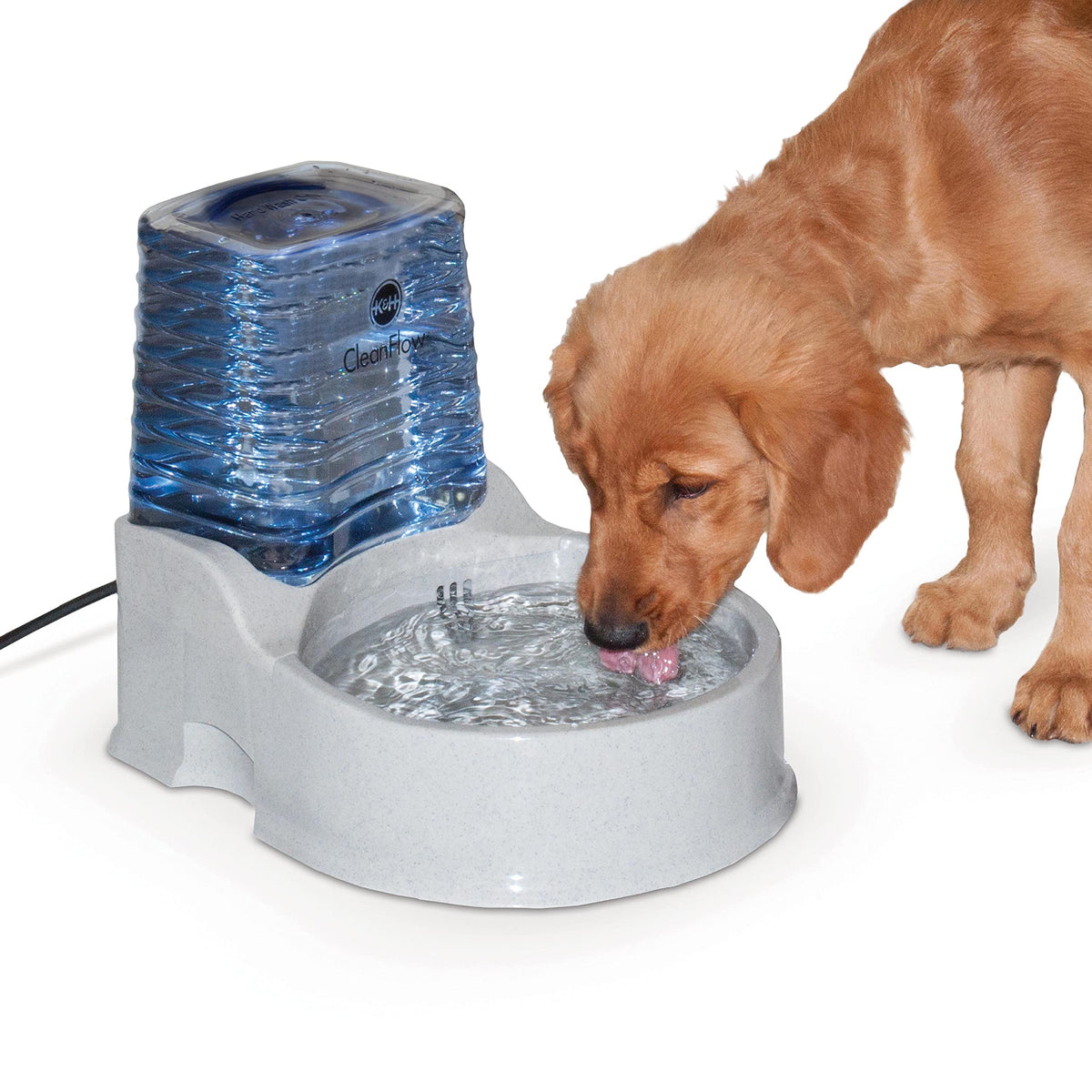K&H CleanFlow Filtered Dog Water Fountain, Medium