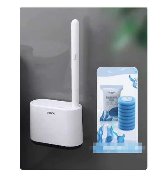 Disposable Toilet Brush with Cleaning Liquid