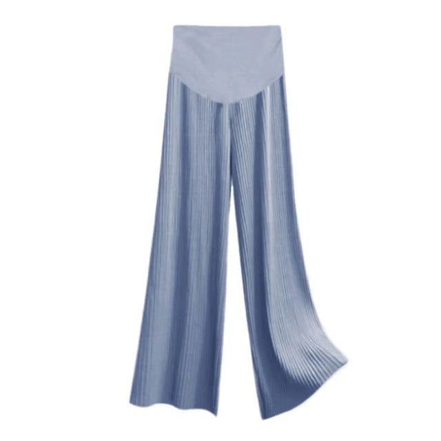 Maternity Wide-Leg Casual Trousers