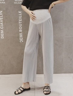 Maternity Wide-Leg Casual Trousers