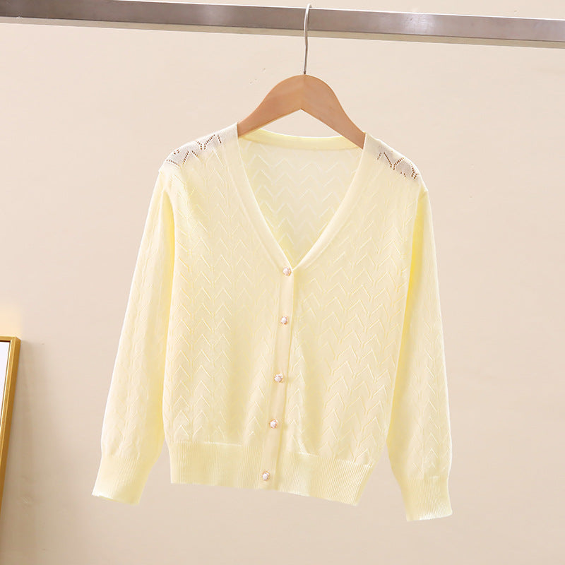 Kids' Knit UV Protection Cardigan