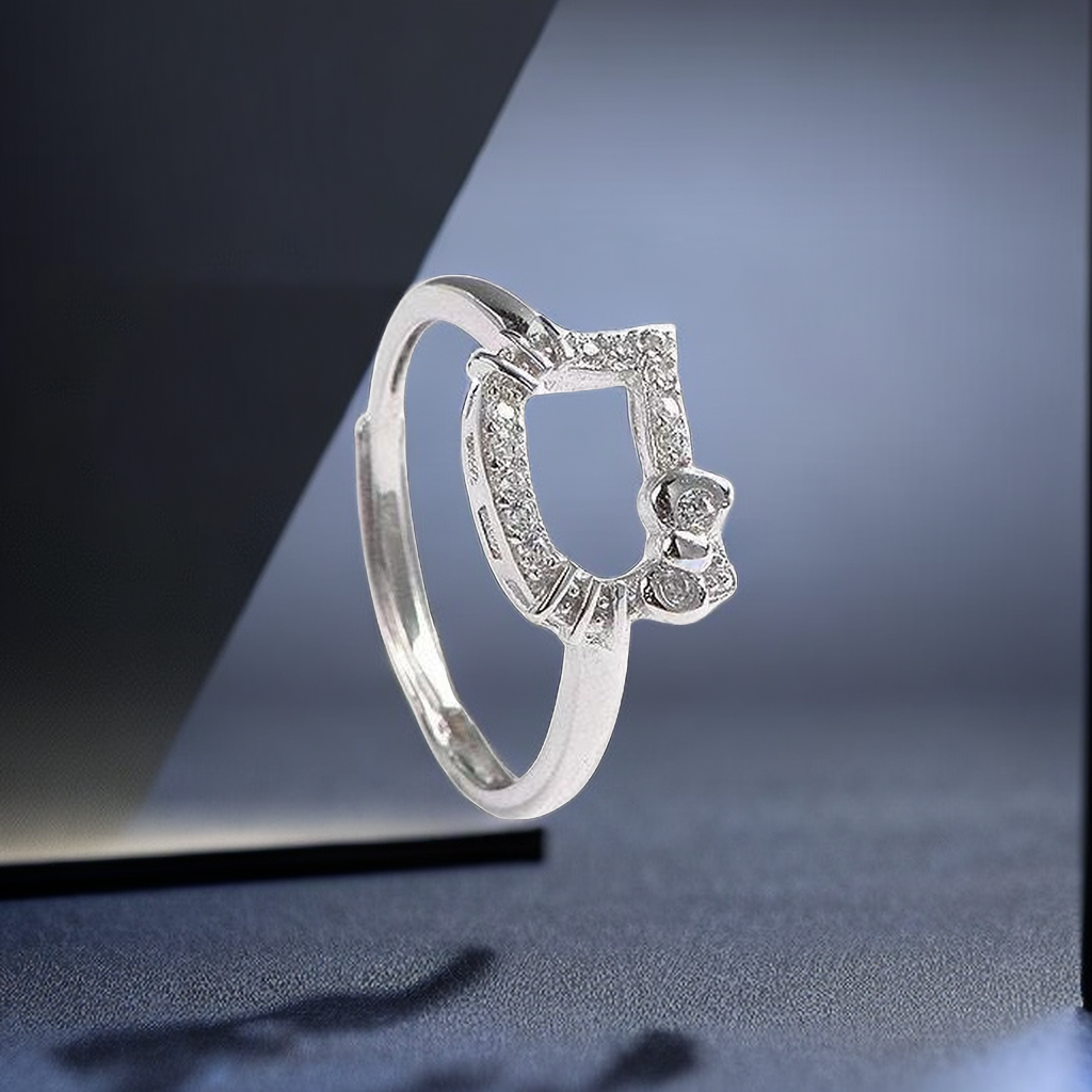 Cute Cartoon Kt Cat Bowknot Clavicle Chain Jewelry