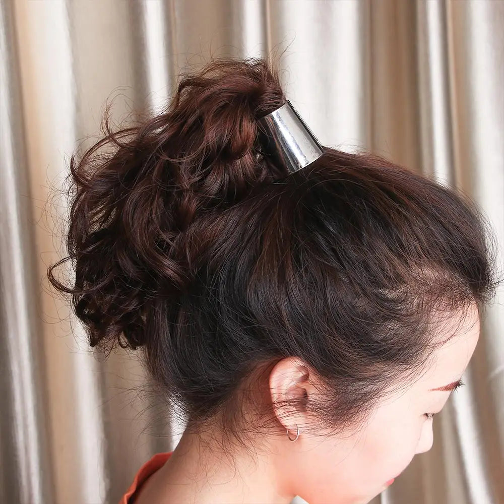 Gold-Tone Cuff Hair Tie