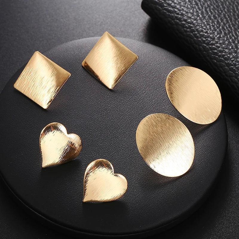 Gold Clip-On Earrings - Non-Pierced
