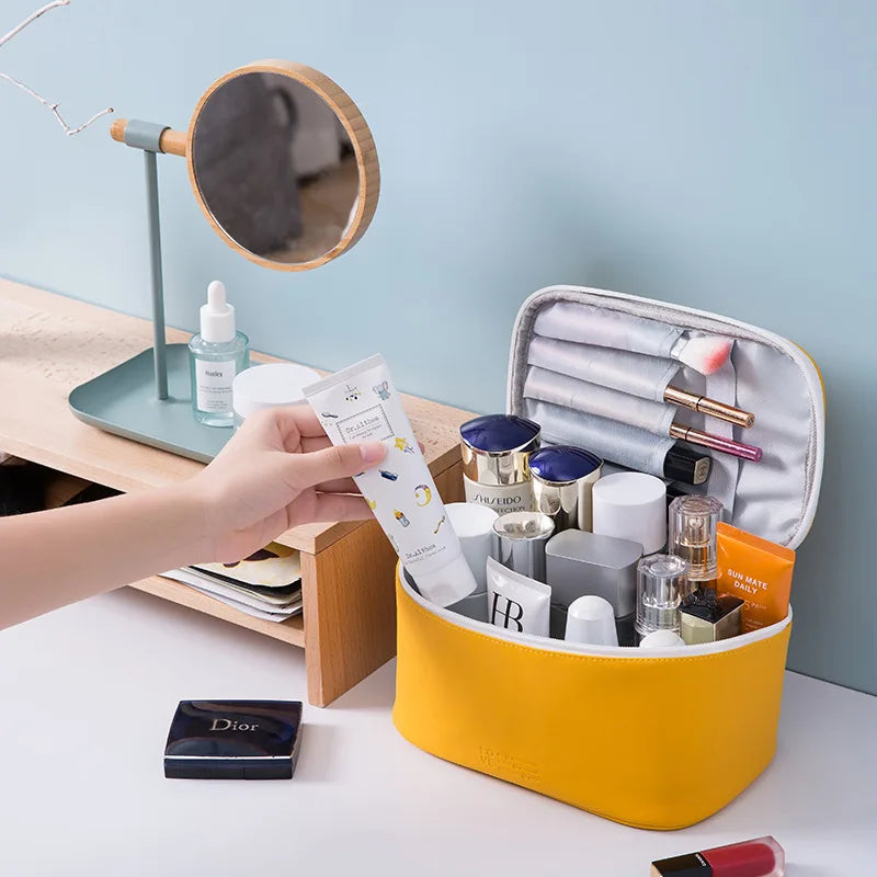 Zippered Makeup Organizer Pouch