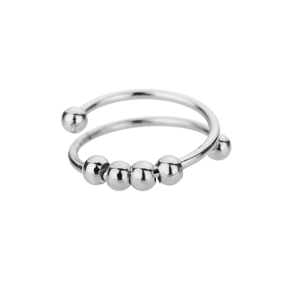 Beaded Spinner Ring