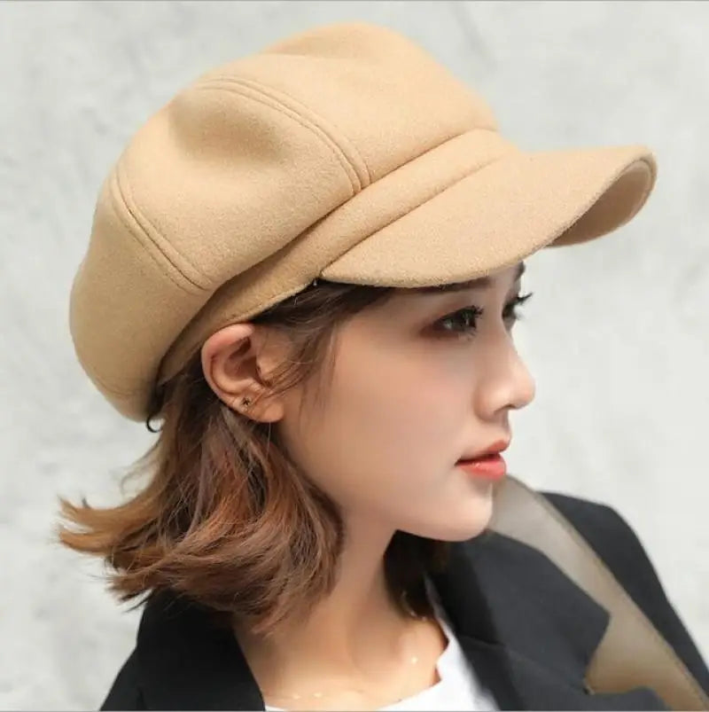 Wool Newsboy Cap