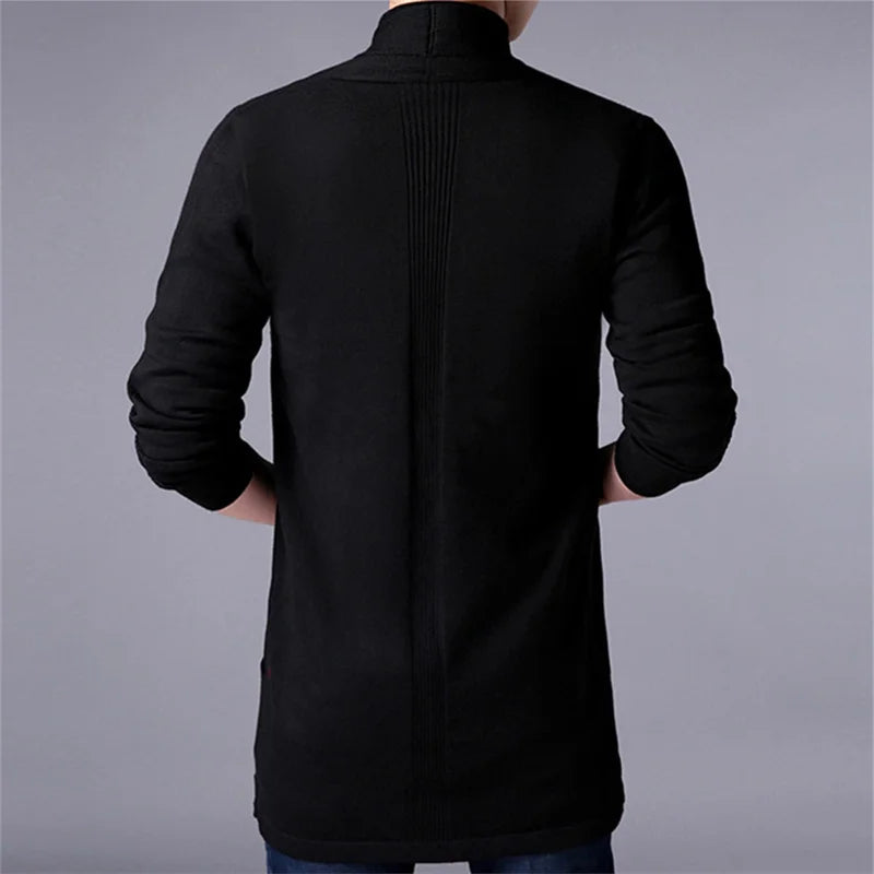 Men's Knitted Sweater Coat
