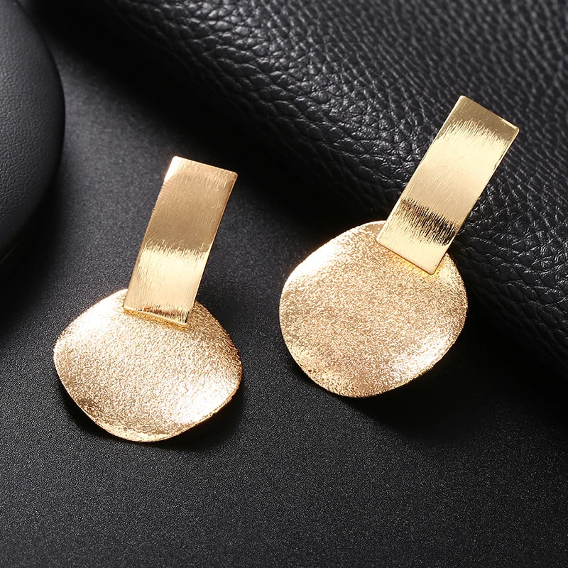 Gold Clip-On Earrings - Non-Pierced