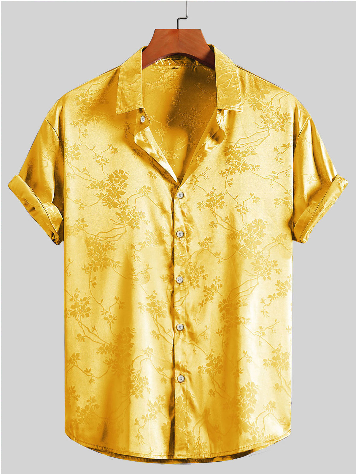 2025 Summer Amazon Men's Embroidered Short Sleeve Shirt