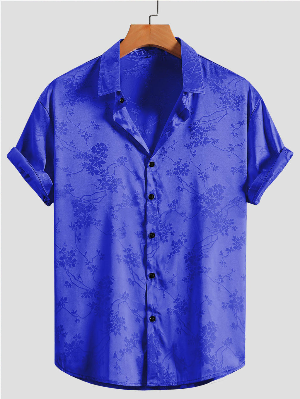 2025 Summer Amazon Men's Embroidered Short Sleeve Shirt