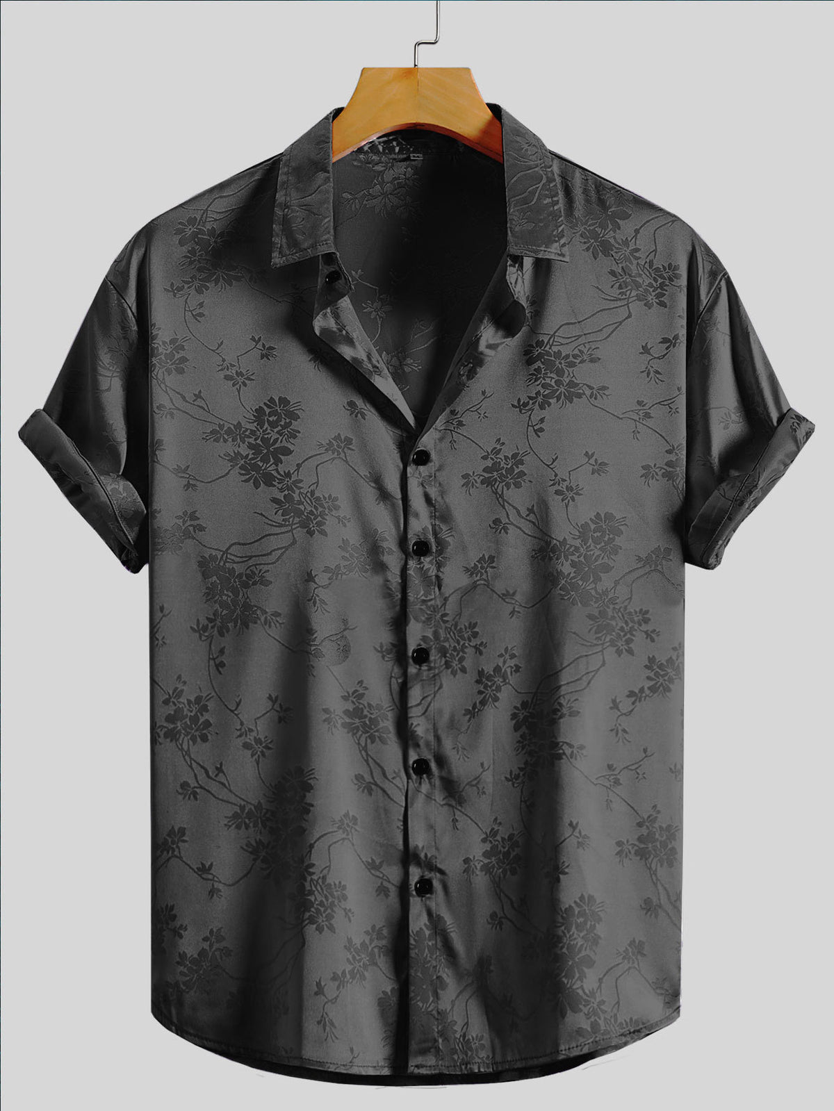 2025 Summer Amazon Men's Embroidered Short Sleeve Shirt