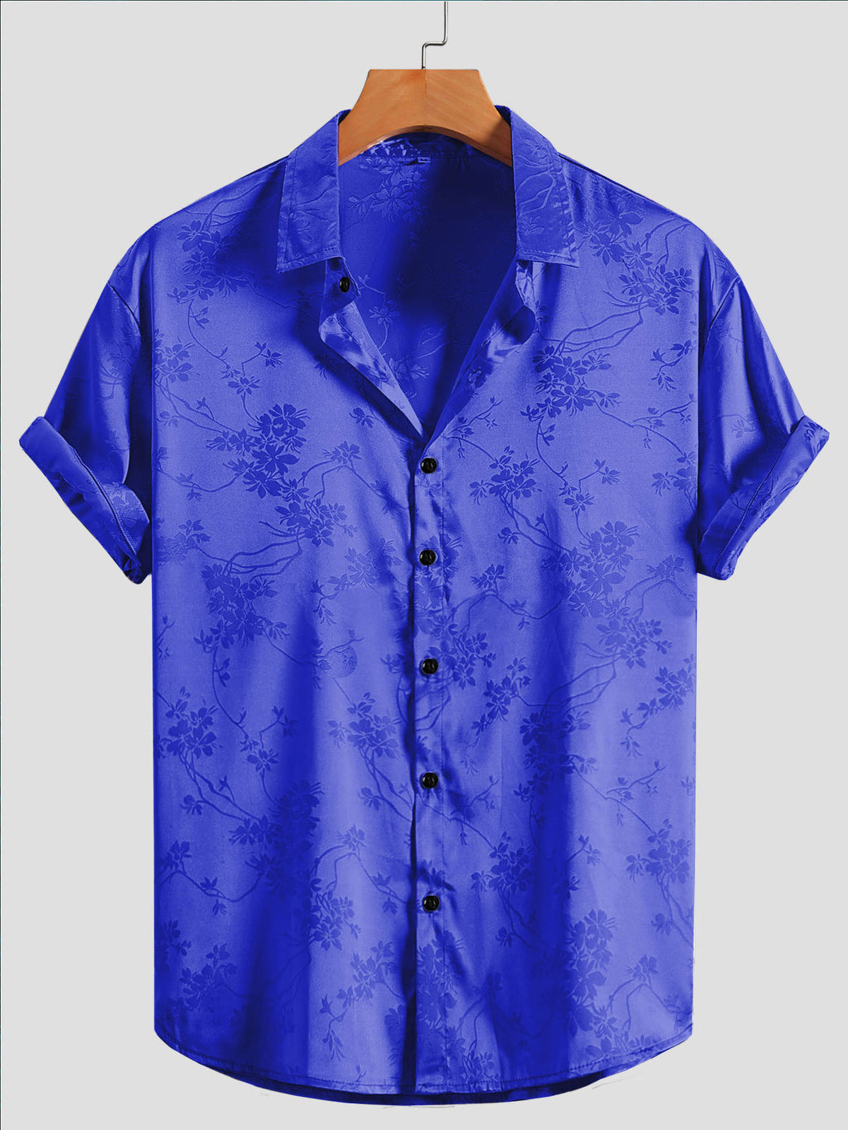 2025 Summer Amazon Men's Embroidered Short Sleeve Shirt
