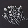 Faux Pearl Hair Pins, 18 Pack