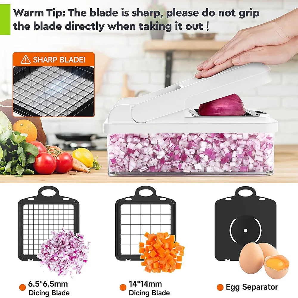 15-in-1 Vegetable Chopper with Container