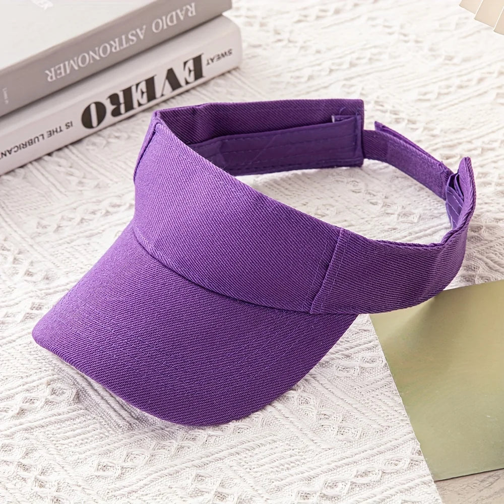[Adjustable Breathable Sporty Sun Visor] Sporty Sun Visor Cap - Breathable, Adjustable Baseball Hat for Outdoor Activities