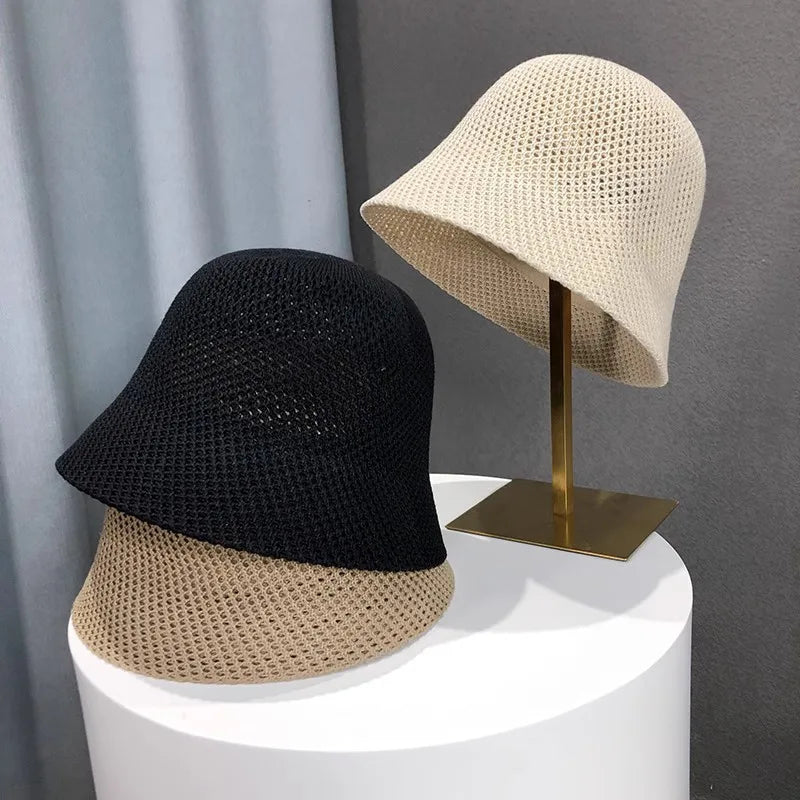 Wide-Brim Bucket Hat