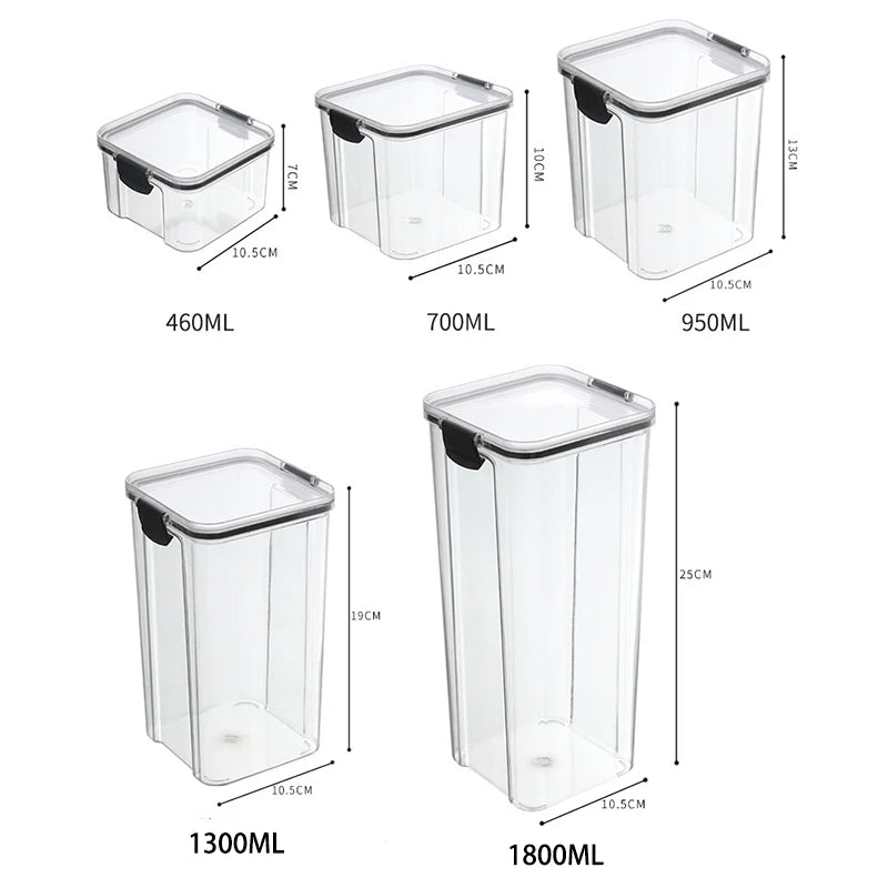 Sealed Food Storage Jars