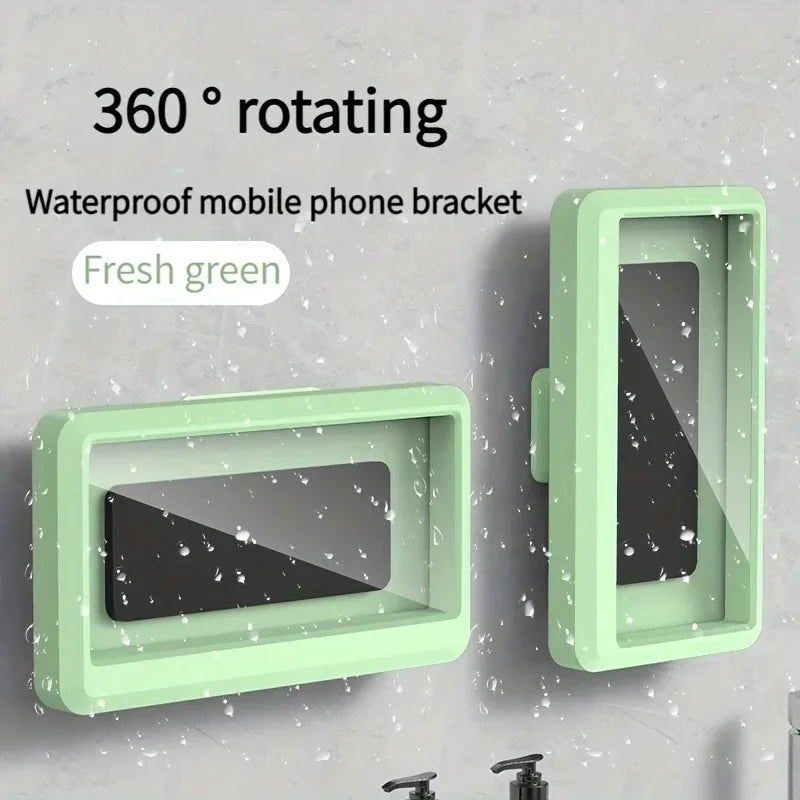 Self-Adhesive Shower Phone Holder Case