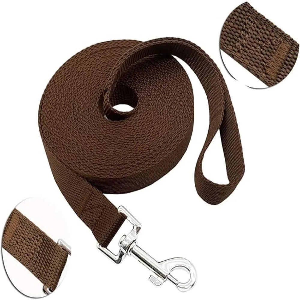 Long Nylon Dog Leash with Stake, 3M