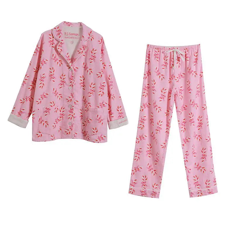 Women's Cartoon Print 2-Piece Pajama Set