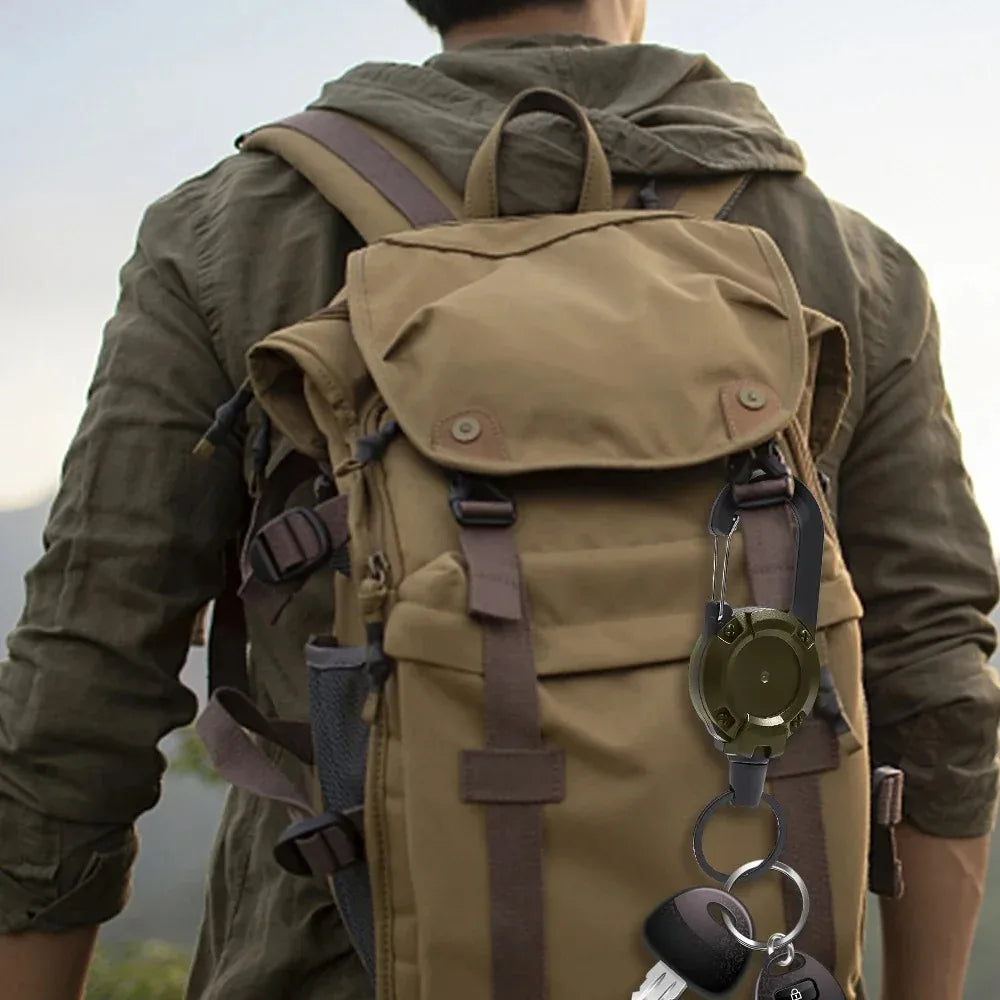 Retractable Carabiner Key Reel