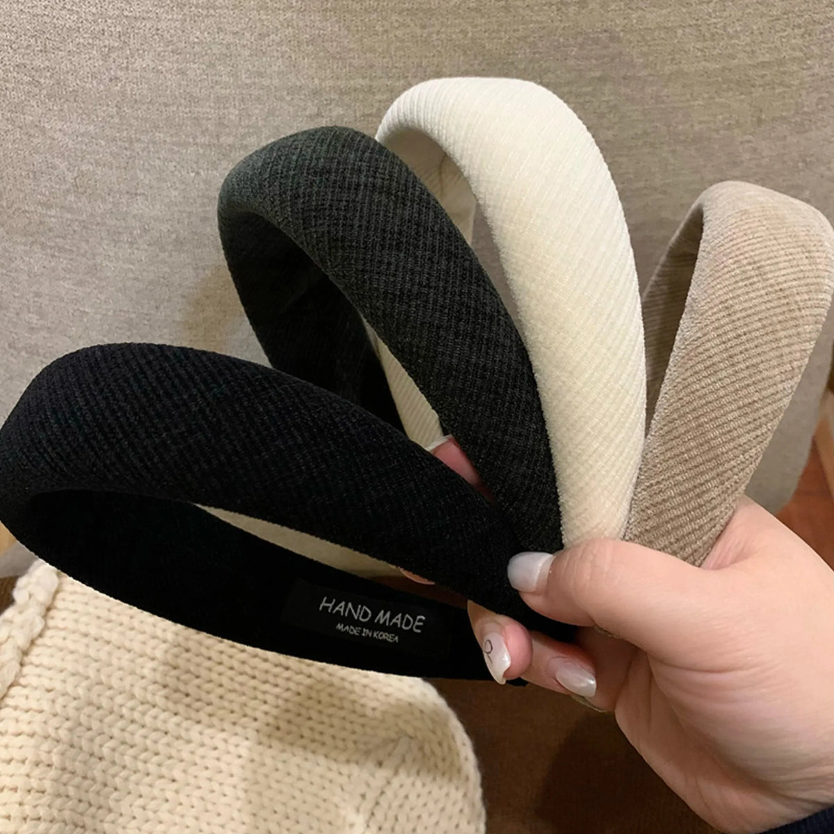 Corduroy Padded Headband