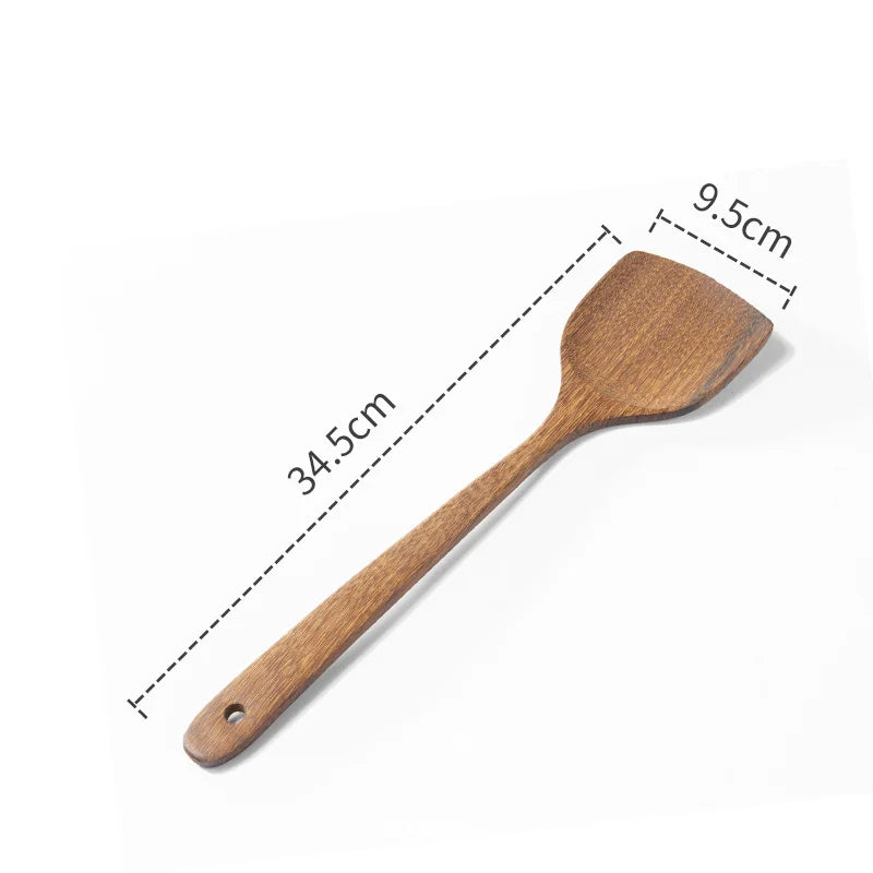 Kitchen Utensils with Wooden Handles