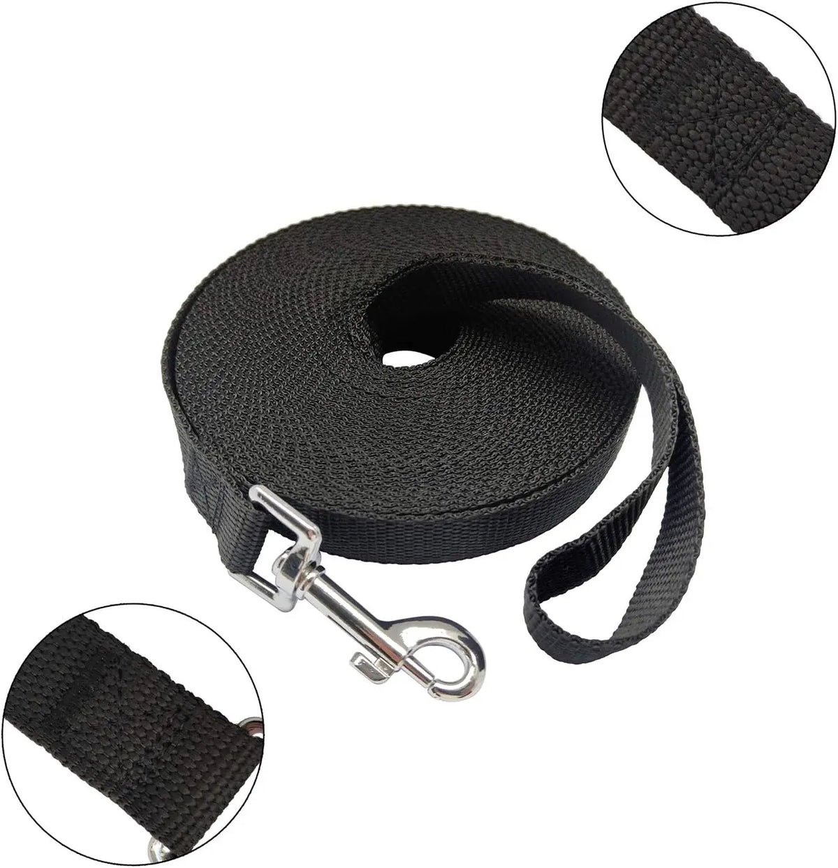 Long Nylon Dog Leash with Stake, 3M