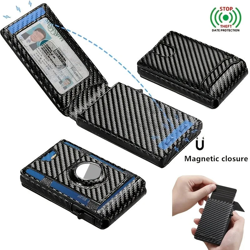 Magnetic Aluminum Card Holder