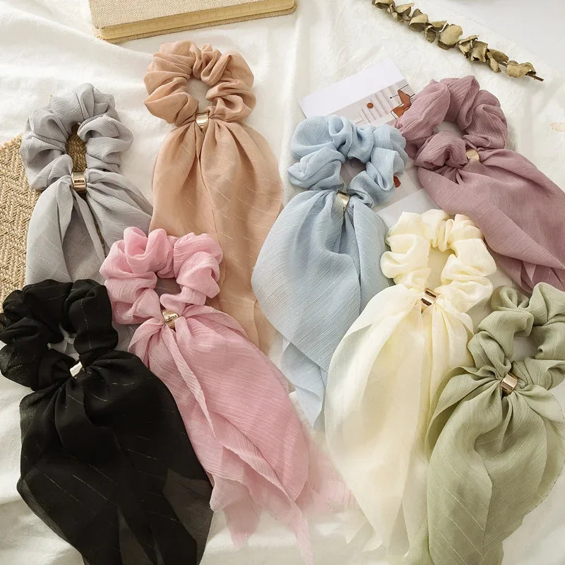 Ribbon Tail Scrunchies