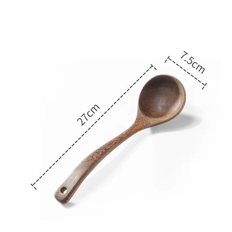 Kitchen Utensils with Wooden Handles