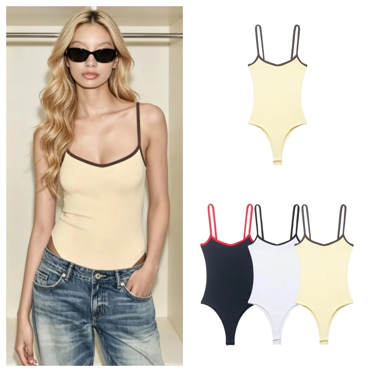 Women's Color-Block Jumpsuit