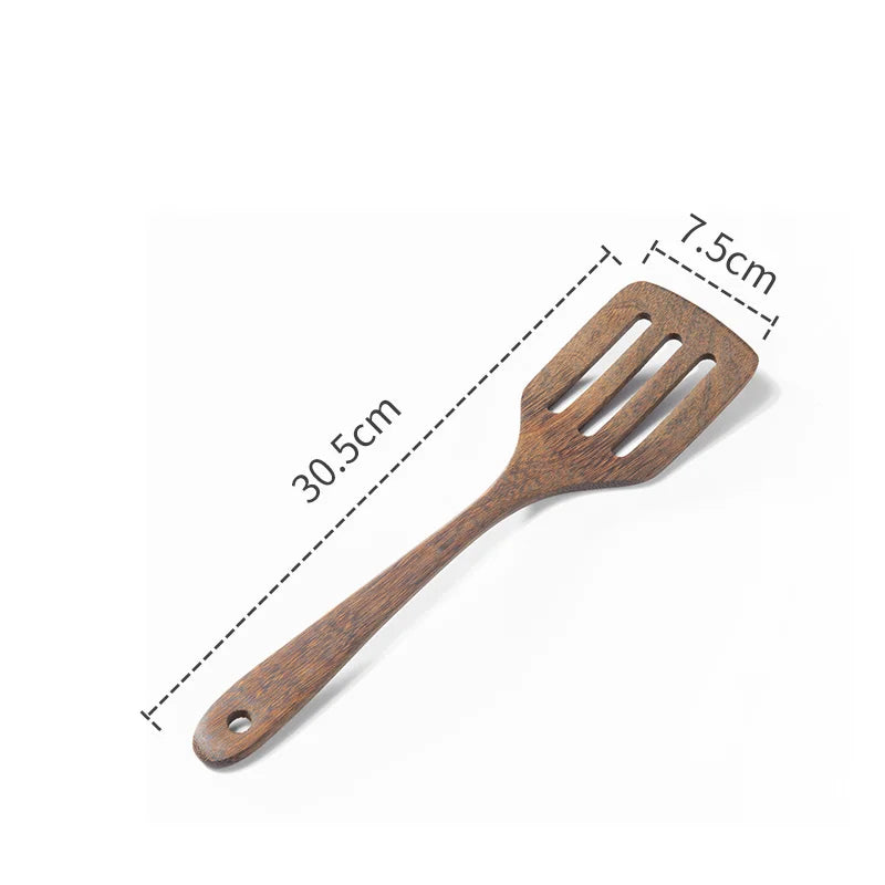 Kitchen Utensils with Wooden Handles