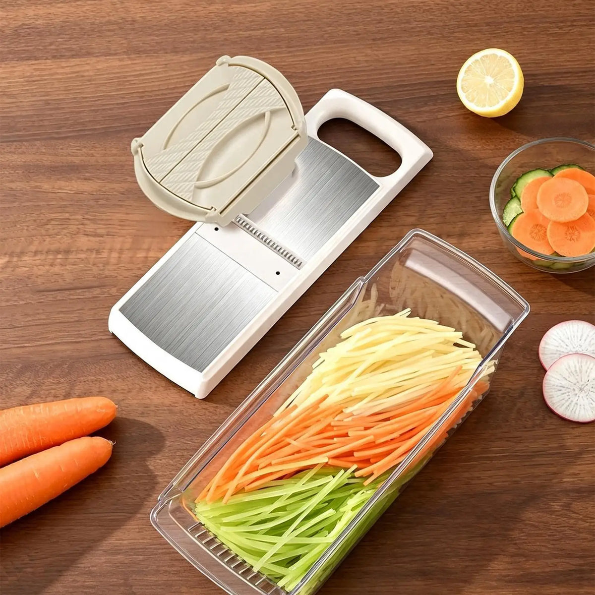 Vegetable Slicer with Hand Guard