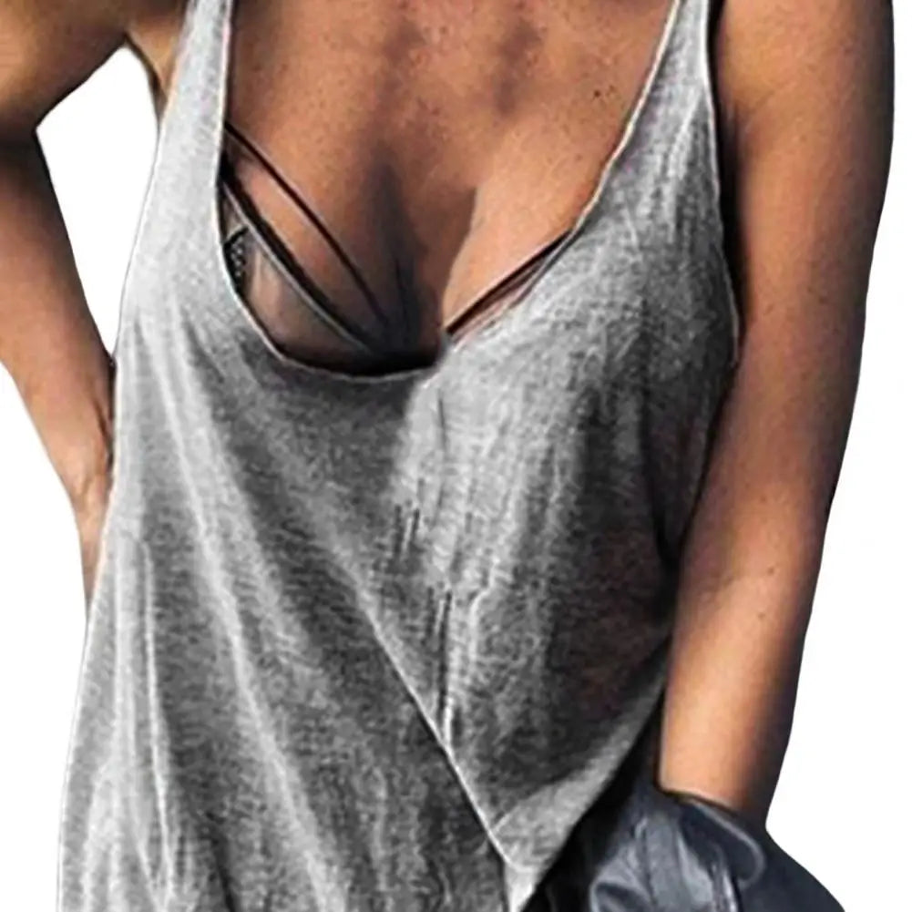Women's Sleeveless U-Neck Tee