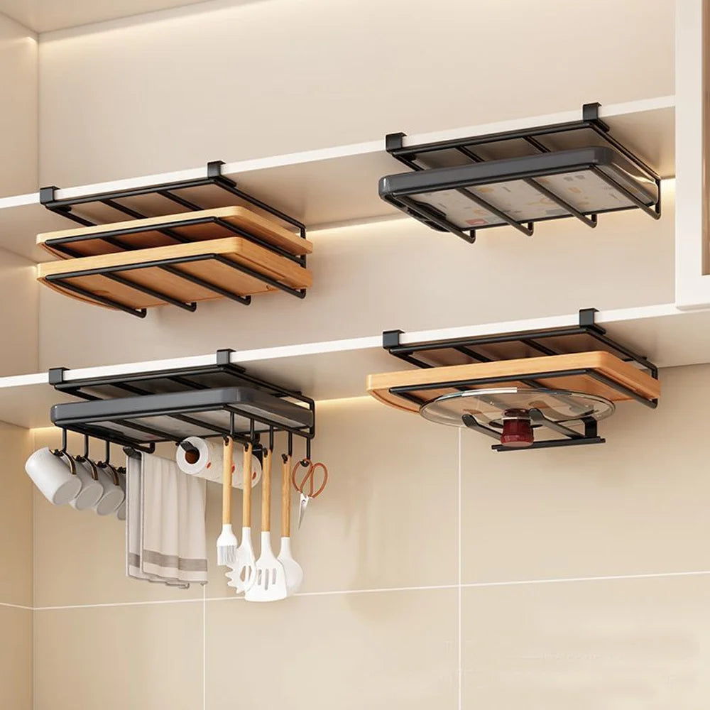 Under-Cabinet Hanging Organizer Rack