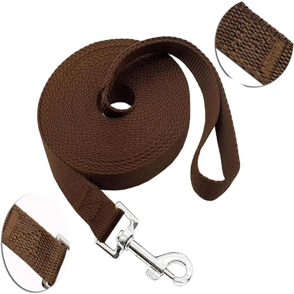 Long Nylon Dog Leash with Stake, 3M