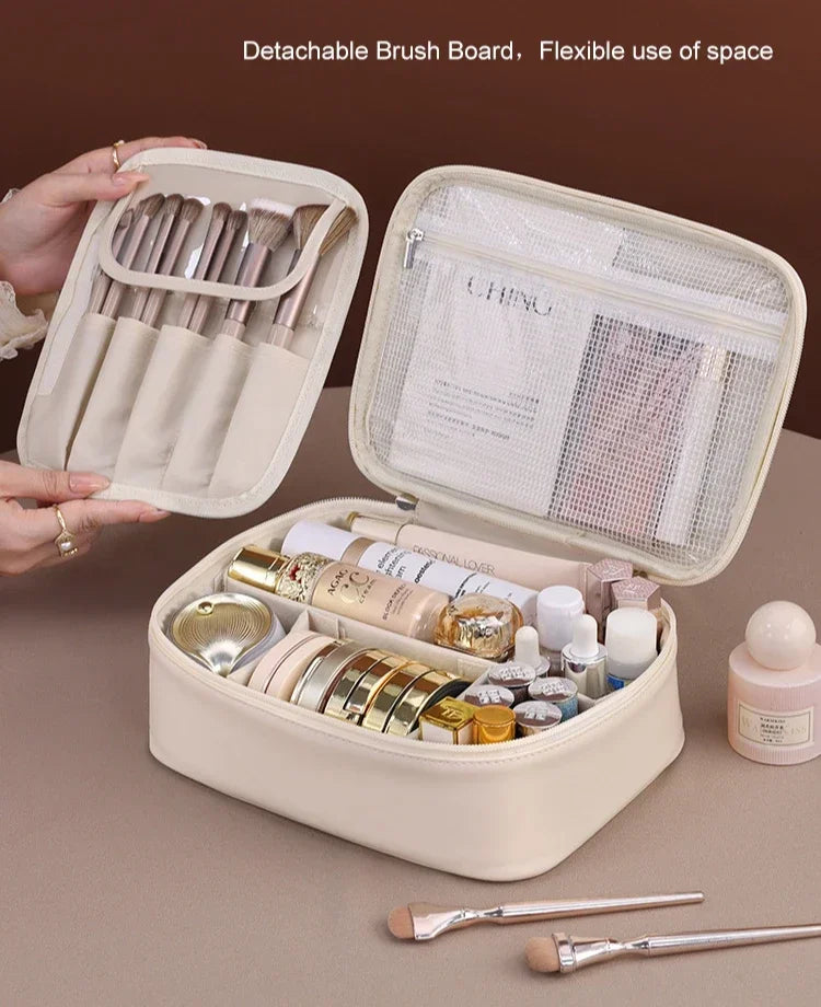 Double-Layer Cosmetic Bag