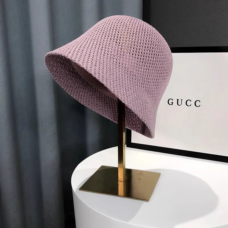 Wide-Brim Bucket Hat