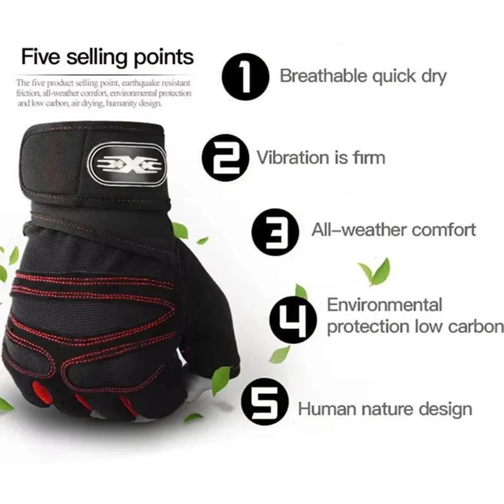 Half-Finger Workout Gloves