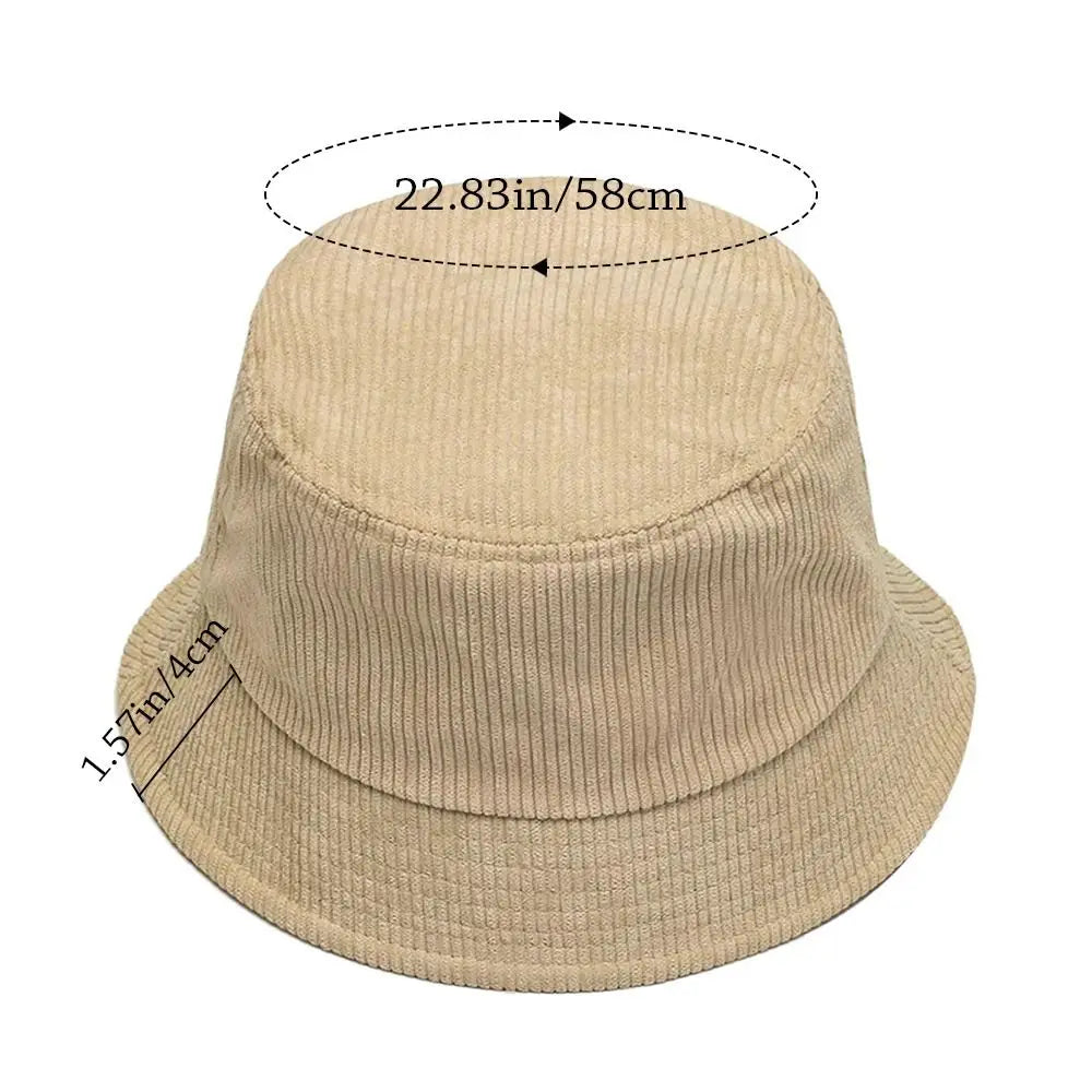 Corduroy Bucket Hat
