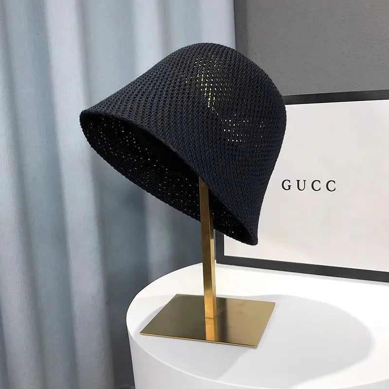 Wide-Brim Bucket Hat