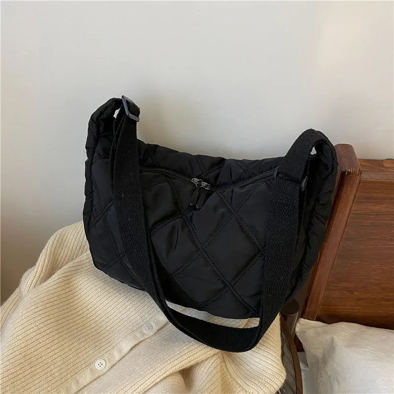 Women's Crossbody Bag with Bunny Charm