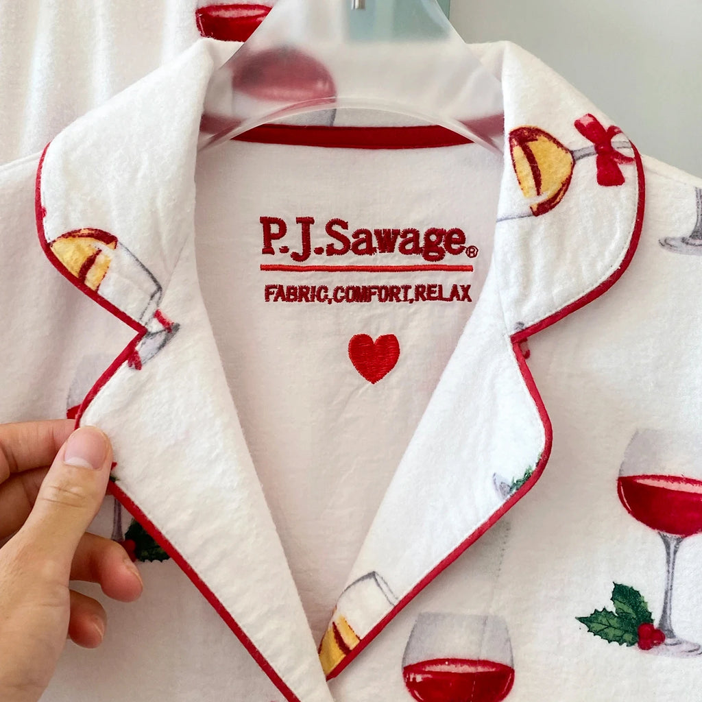 Women's Cartoon Print 2-Piece Pajama Set