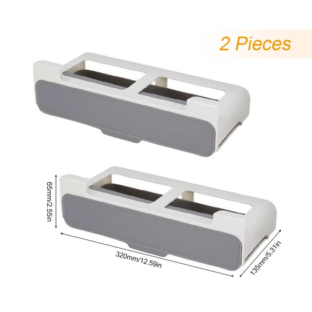 Self-Adhesive Under-Shelf Spice Rack