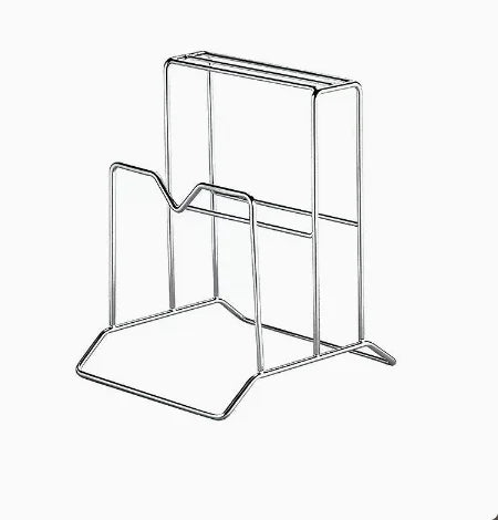 Knife Organizer Rack with Cutting Board Slot